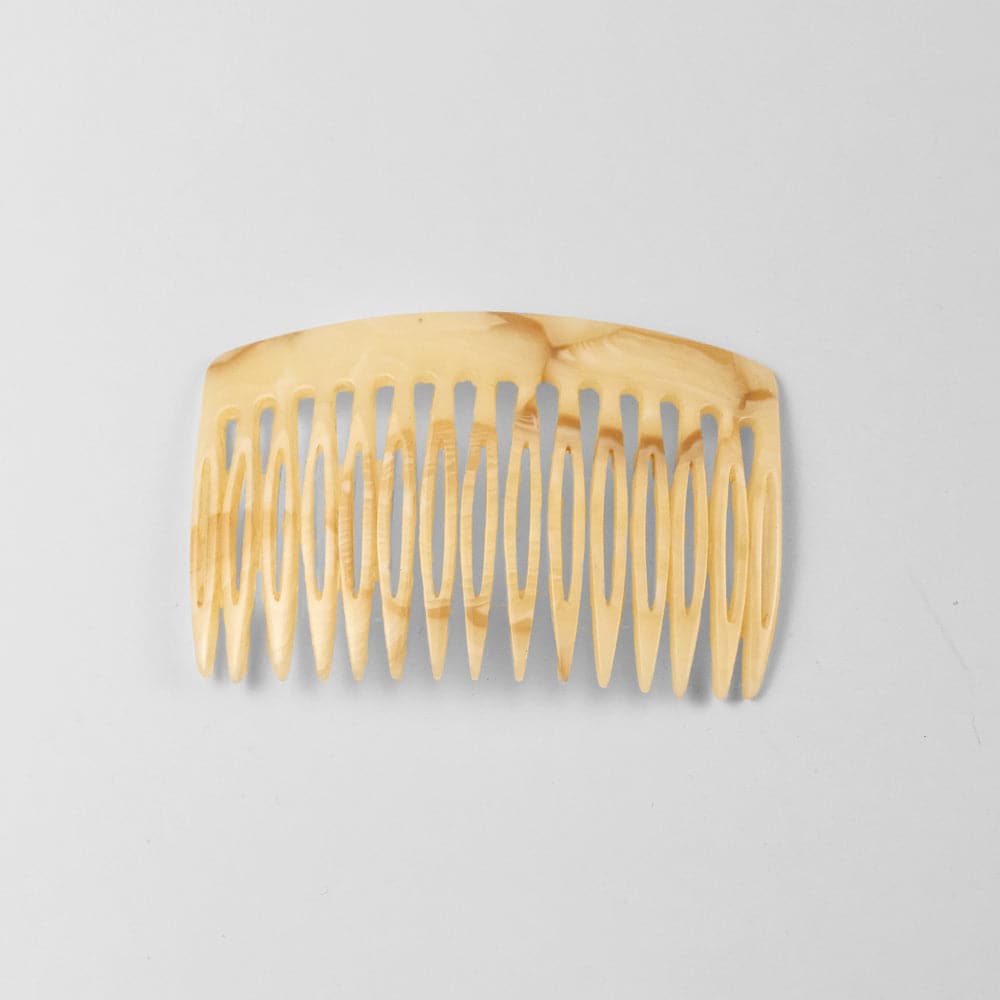 Oat Latte French Handmade 8cm Side Comb