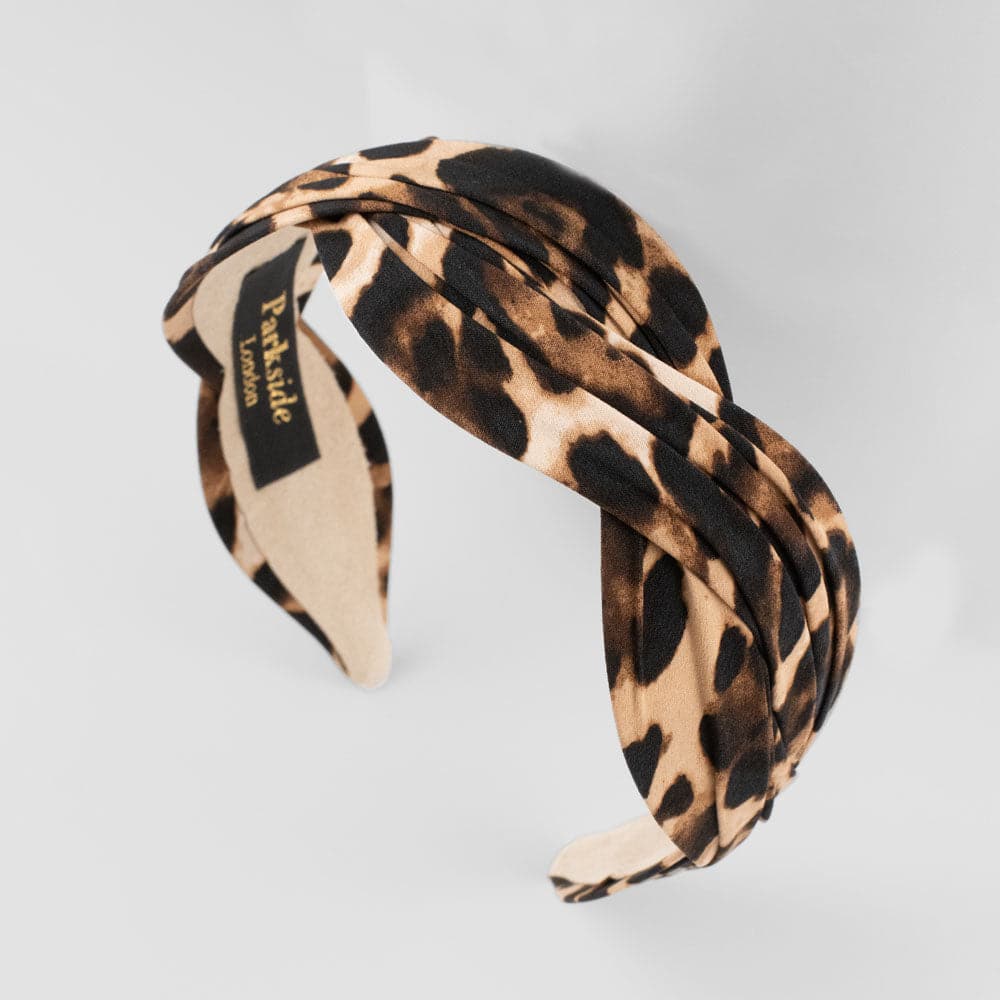Leopard Wavy Headband at Tegen Accessories
