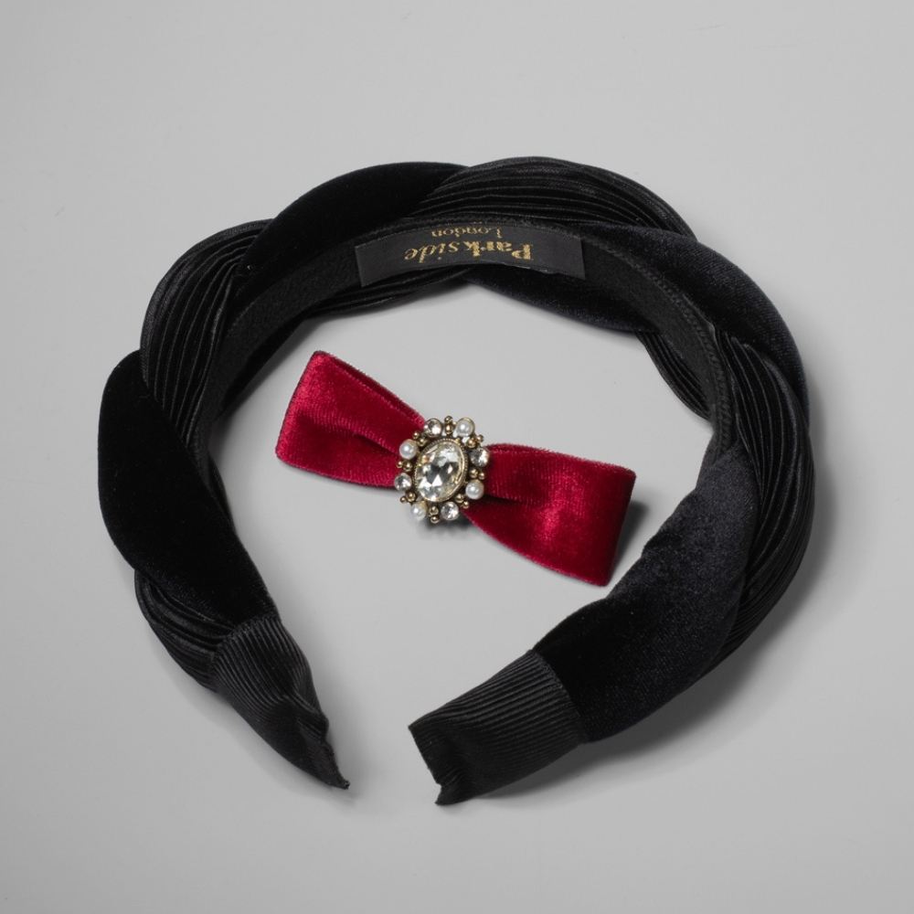 The Velvet Edition Gift Set Black Burgundy Tegen Accessories