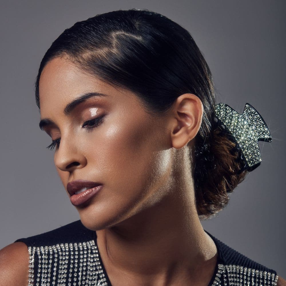 Iconique Handmade Swarovski Crystal Medium Hair Claw Clip at Tegen Accessories|Cannes
