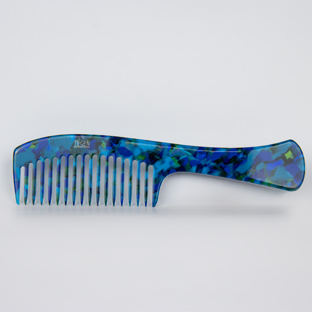 Large Handled Comb 19cm Colour 5 Handmade French Hair Accessories at Tegen Accessories