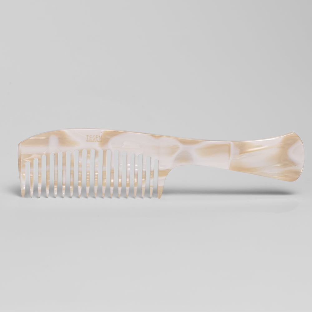 Large Handled Comb Handmade French Hair Accessories at Tegen Accessories