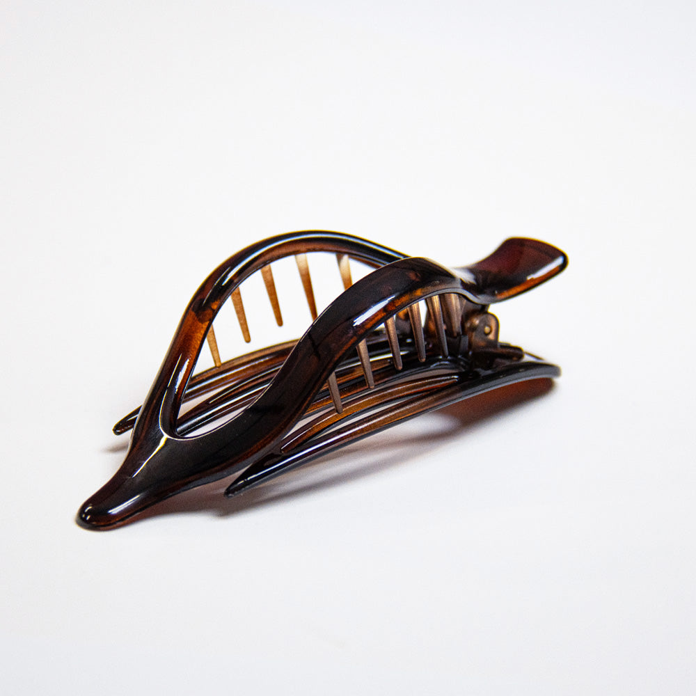 Large Oval Pelican Hair Claw Clip Essentials French Hair Accessories at Tegen Accessories