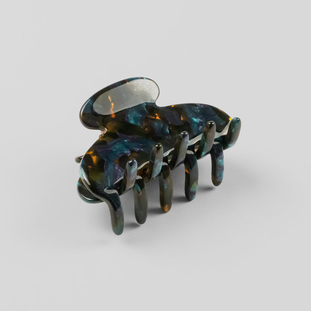 Limited Edition Handmade Mini Hair Claw Clip 5cm Confetti Camo Handmade French Hair Accessories at Tegen Accessories