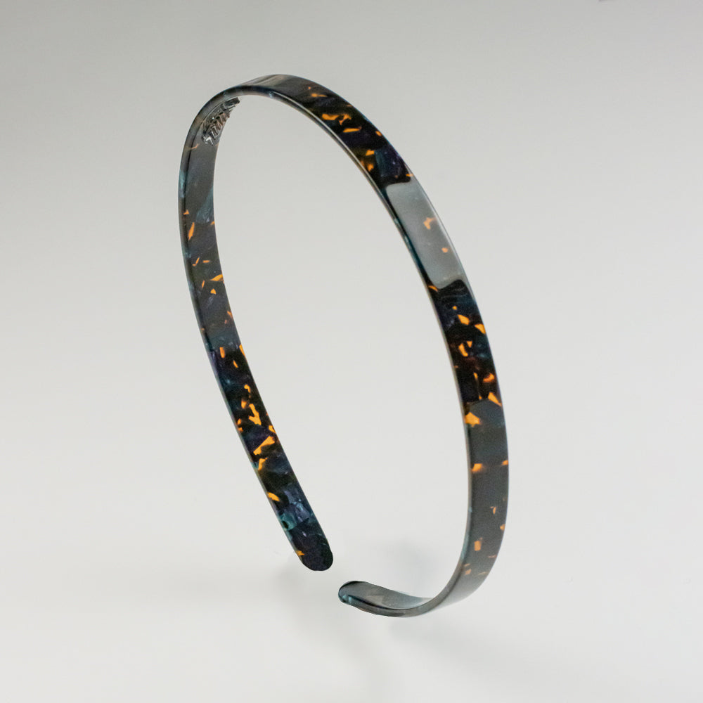 Limited Edition Narrow Headband 1cm Marine Fossil Handmade French Hair Accessories at Tegen Accessories