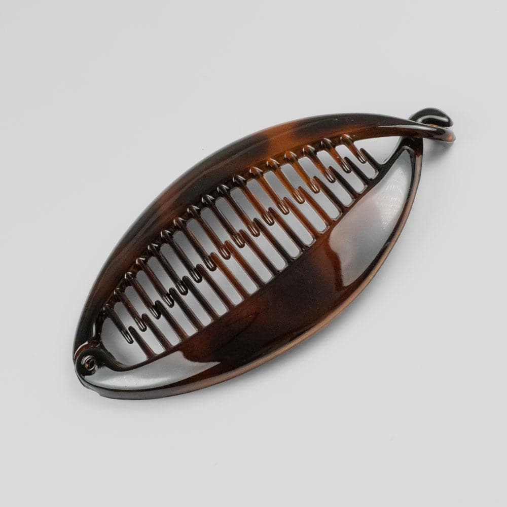Medium Banana Hair Clip in Tortoiseshell French Hair Accessories at Tegen Accessories