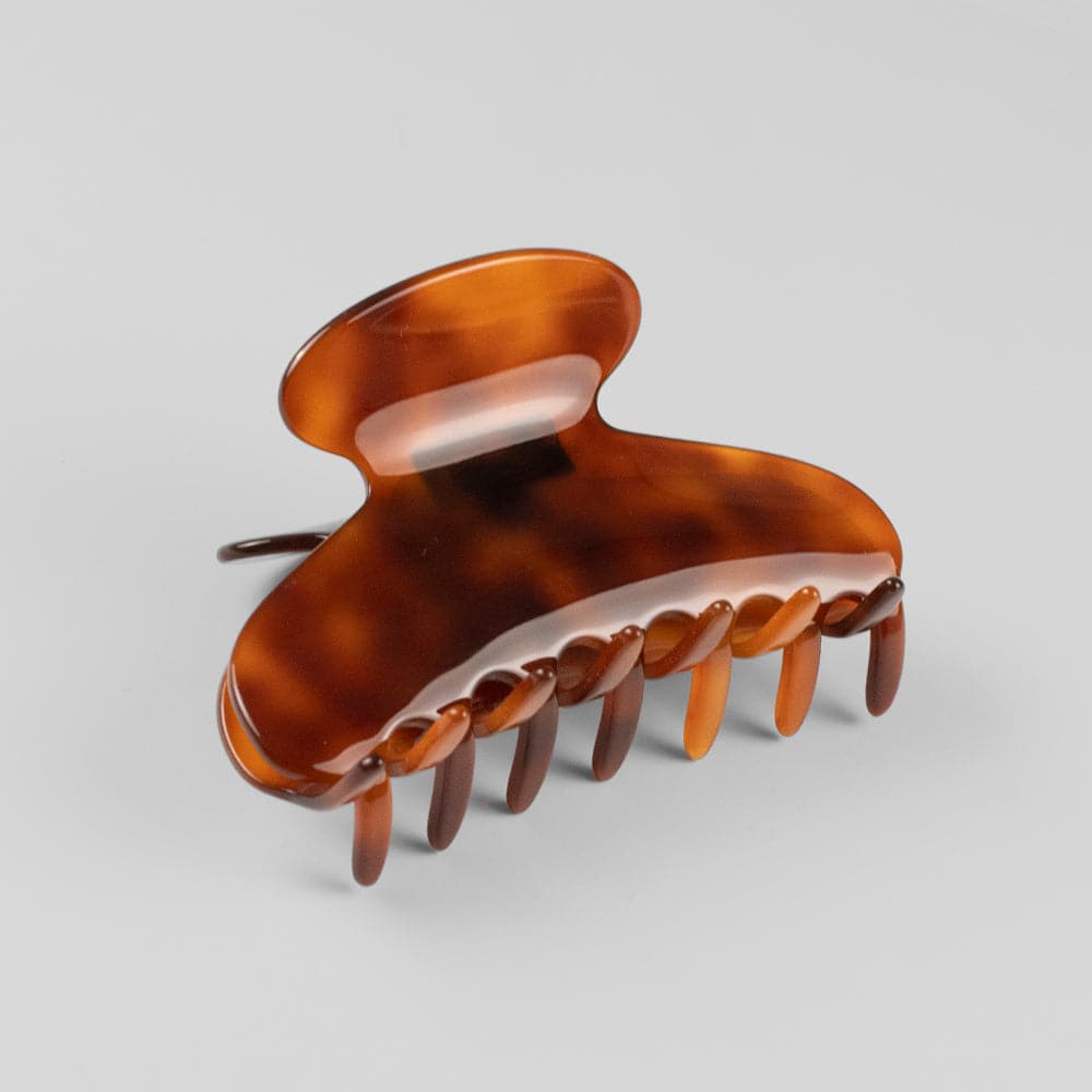 Medium Hair Claw Clip in 9cm Tortoiseshell Handmade French Hair Accessories at Tegen Accessories