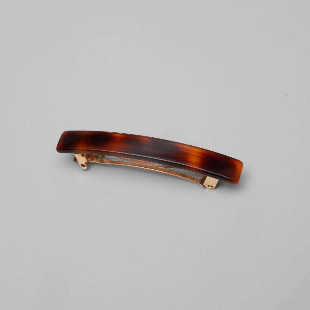 Mini Barrette Clip in Tortoiseshell Handmade French Hair Accessories at Tegen Accessories
