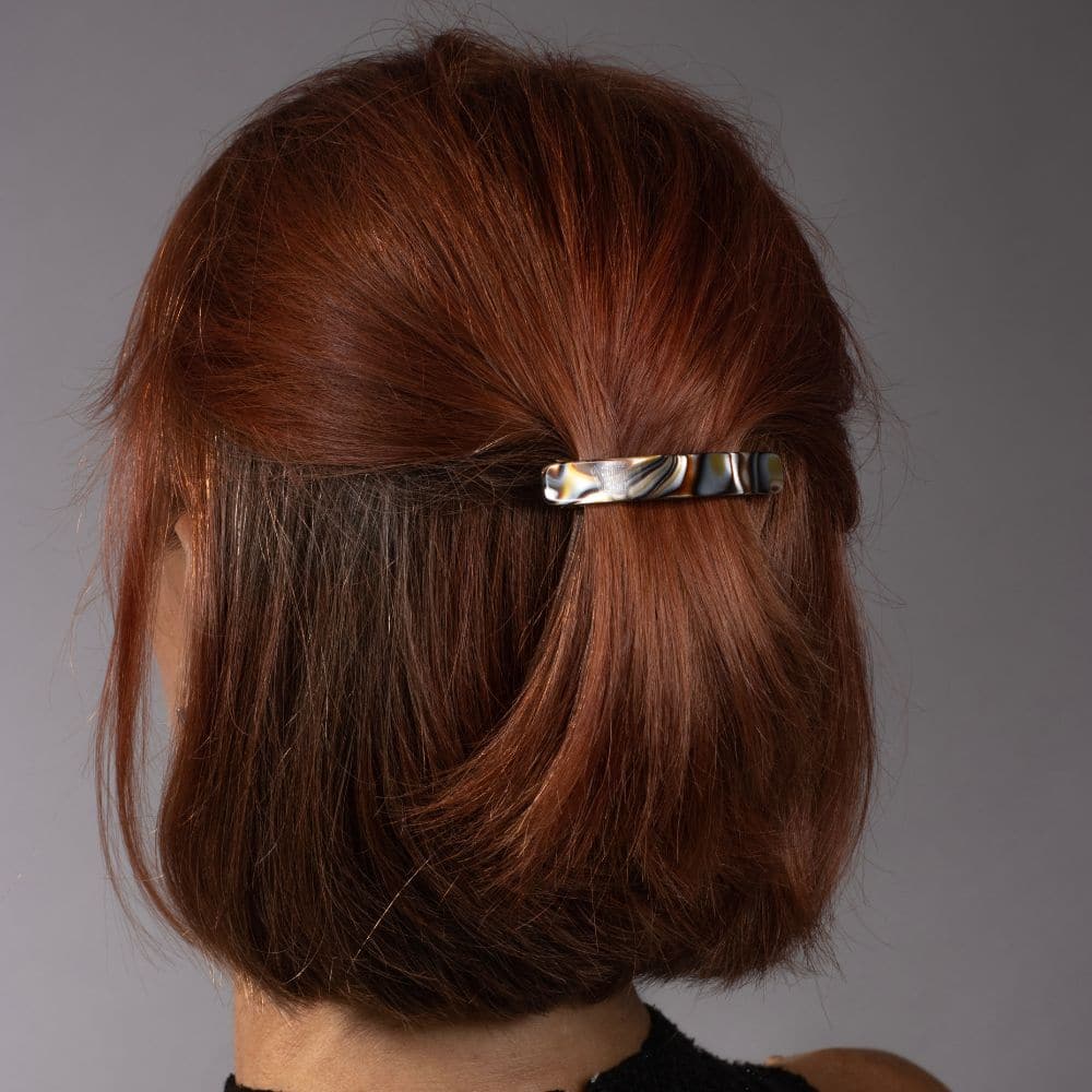 Mini Barrette |Onyx