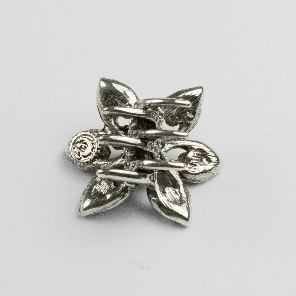 Mini Crystal Maple Leaf Hair Claw Clip Crystal in at Tegen Accessories
