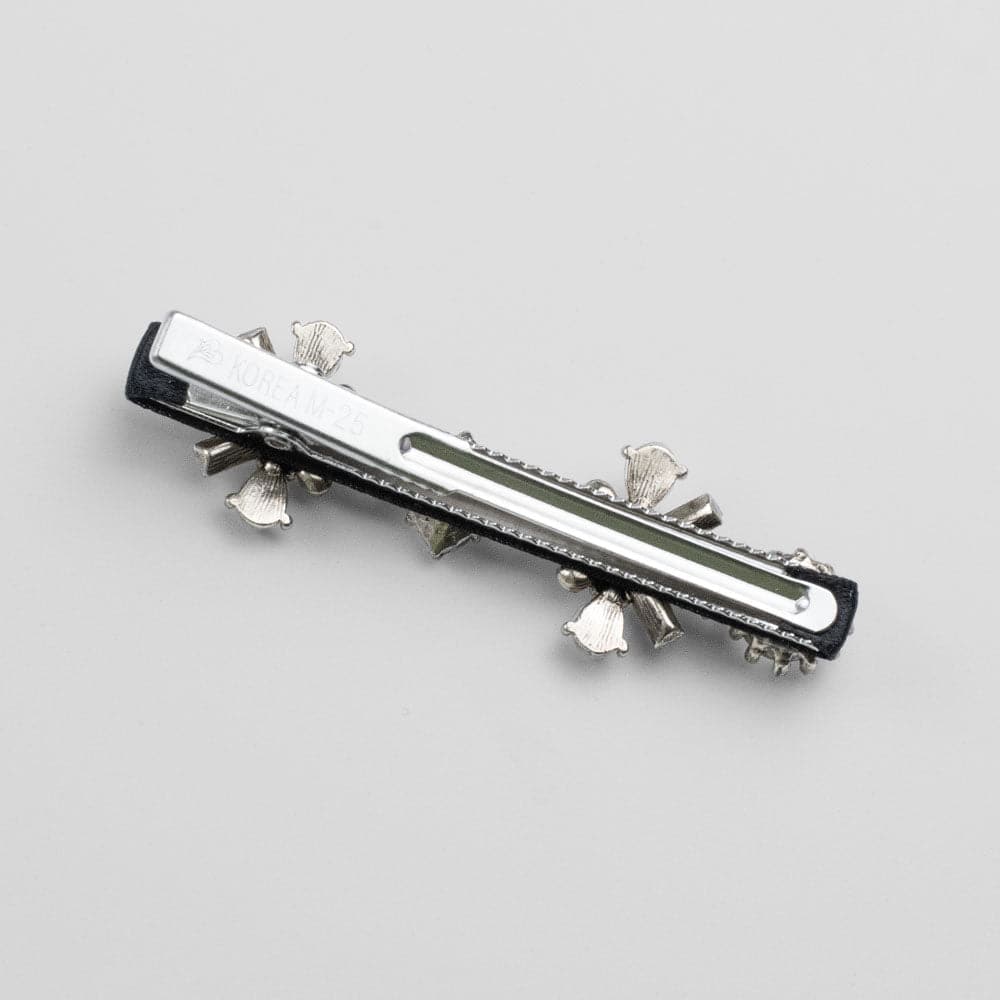 Mini Crystal & Pearl Beak Hair Clip Crystal in Starburst at Tegen Accessories