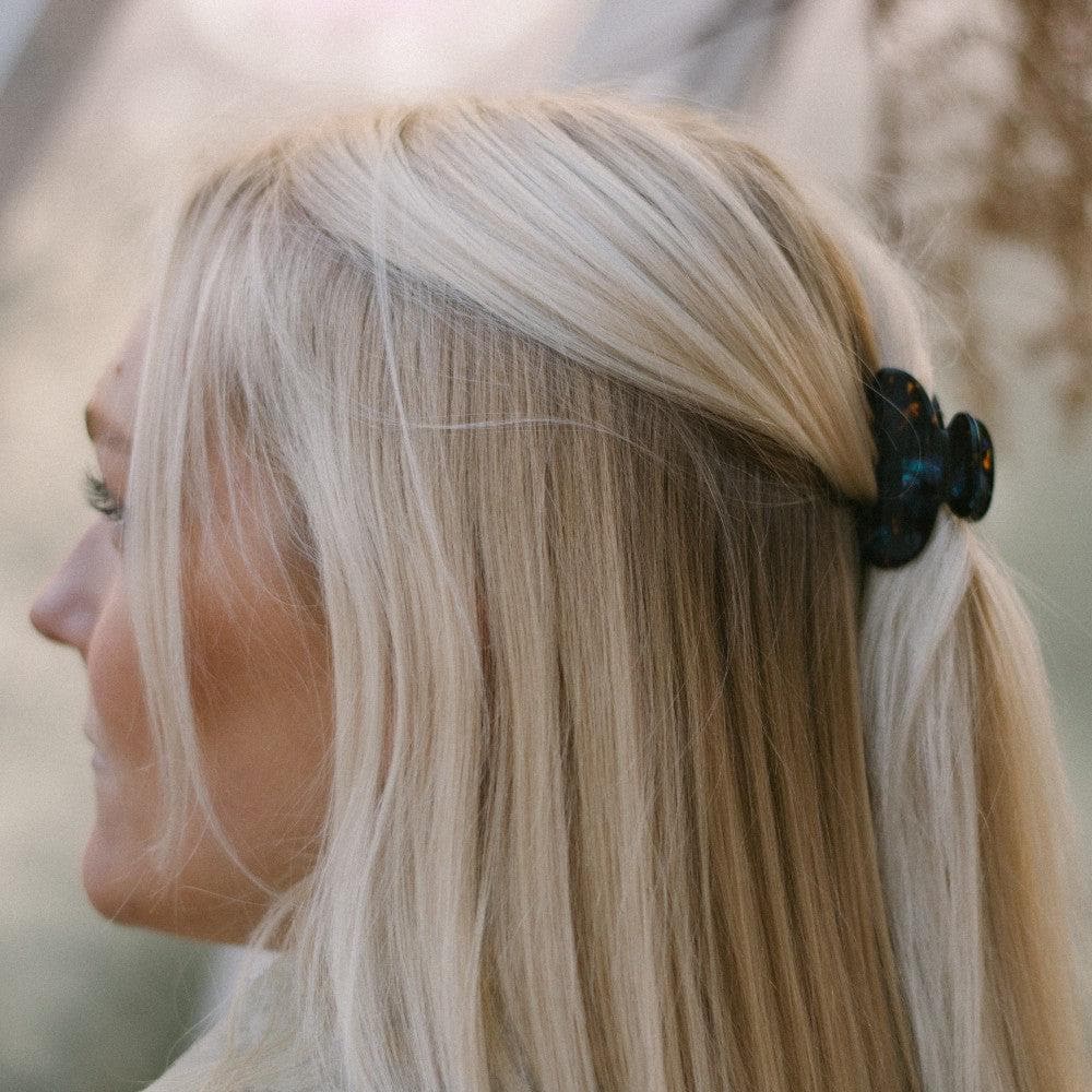 Mini Hair Claw Clip Handmade French Hair Accessories at Tegen Accessories |Marine Fossil