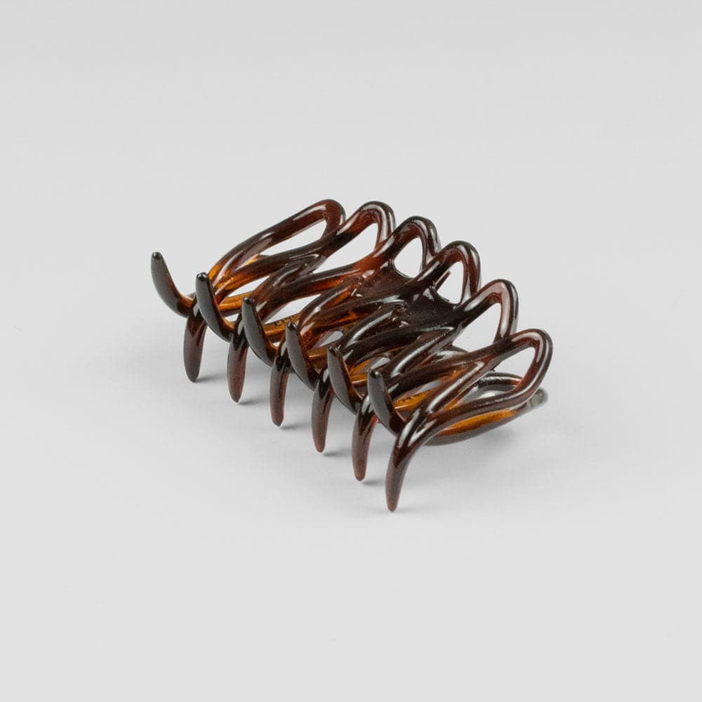 Mini Lattice Hair Claw Clip in Tortoiseshell French Hair Accessories at Tegen Accessories