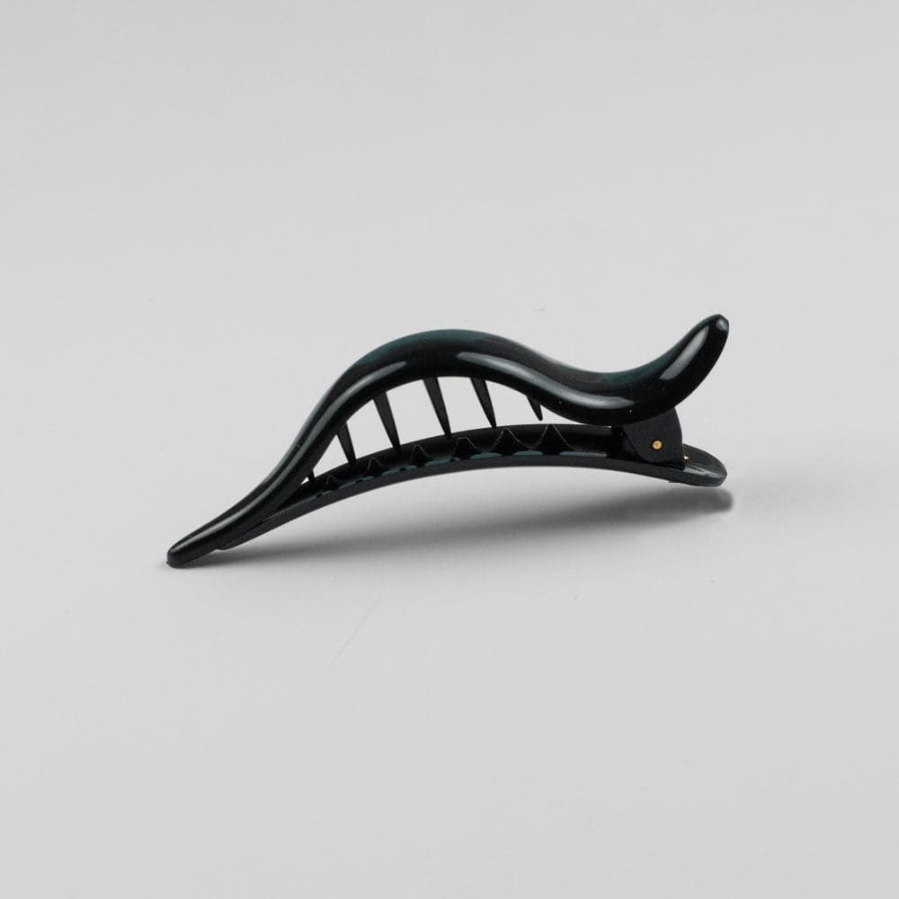 Mini Pelican Hair Clip in Black French Hair Accessories at Tegen Accessories