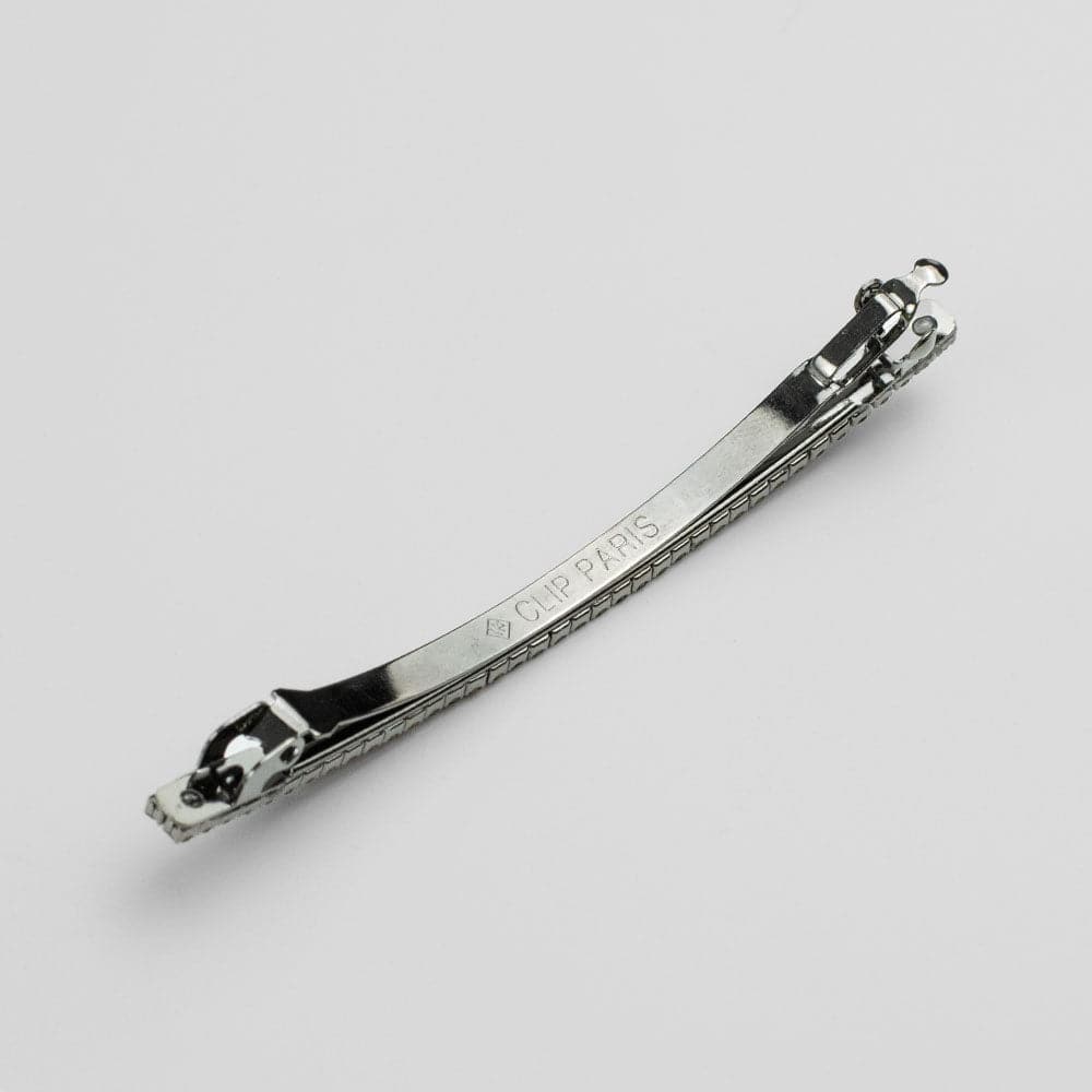 Narrow Crystal Barrette Clip Crystal in at Tegen Accessories