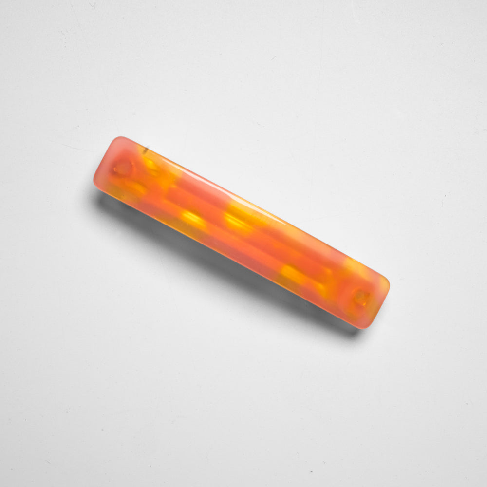Mini barrette clip in Fruit Salad Pink and Yellow at Tegen Accessories