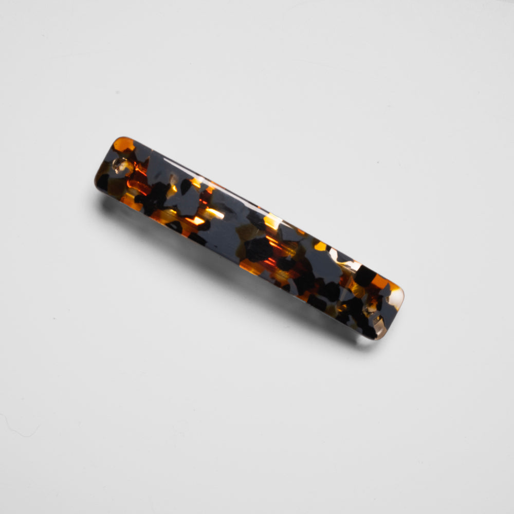 Mini barrette clip in Liquorice Toffee at Tegen Accessories