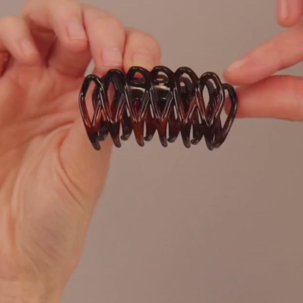 mini lattice hair claw clip at tegen accessories hair tutorial
