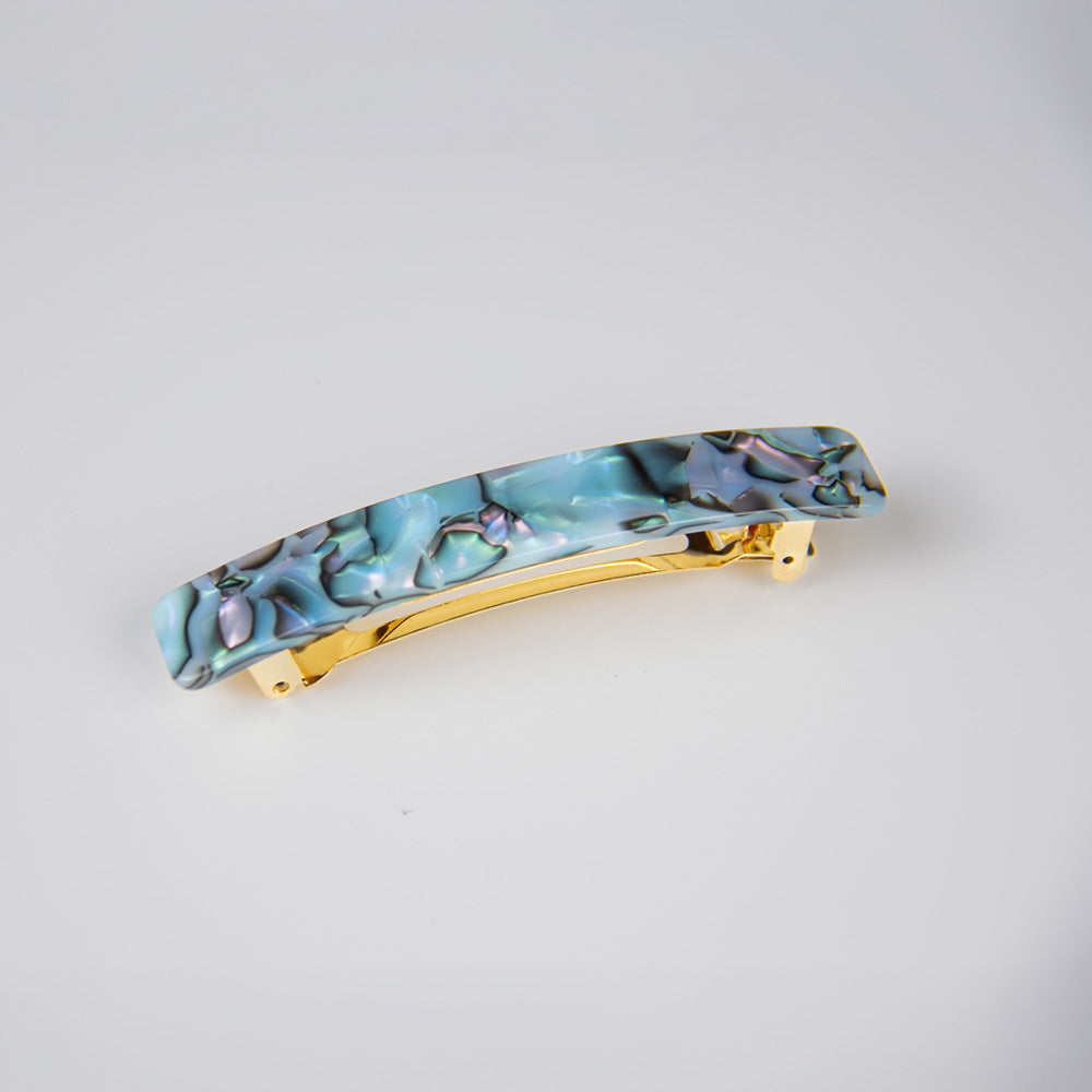 Small Barrette Clip in 9cm Opal Handmade French Hair Accessories at Tegen Accessories