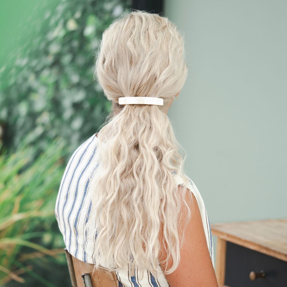 Vanilla Small Barrette | French Barrette | Tegen Accessories