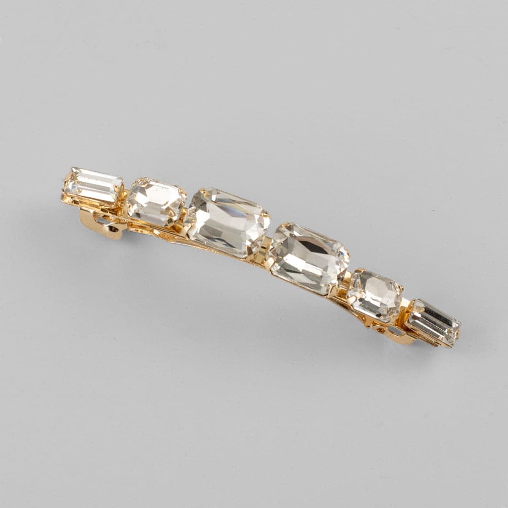 Small Swarovski Crystal Barrette Swarovski Crystal in Clear Crystal at Tegen Accessories