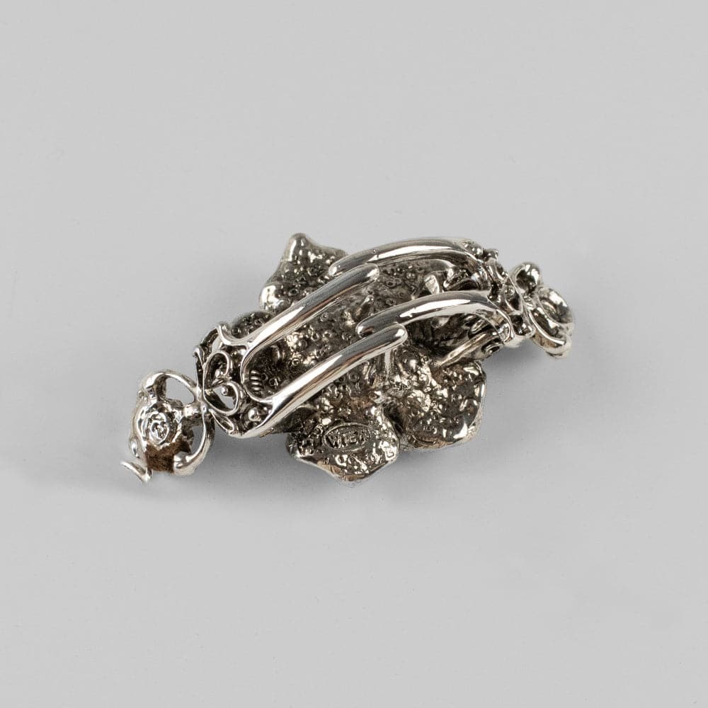Small Crystal Flower Hair Claw Clip Crystal at Tegen Accessories |AB Crystal