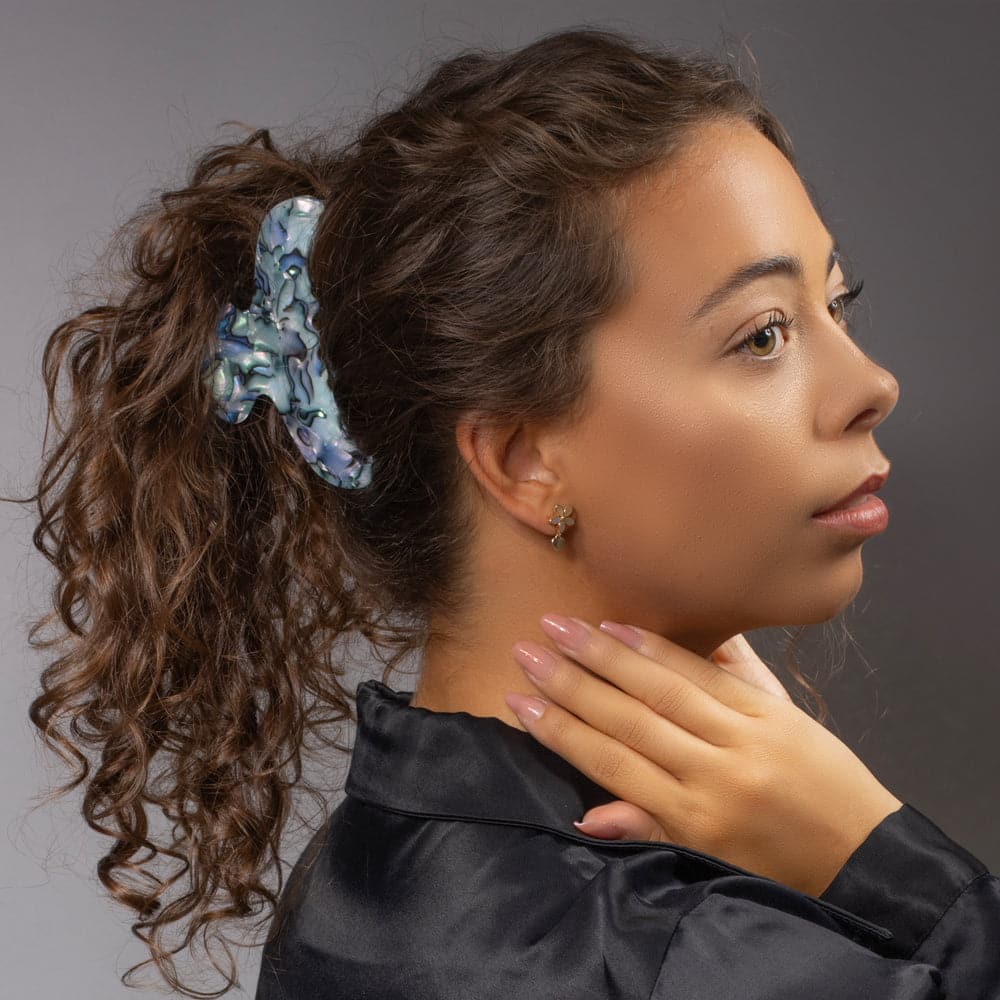 Large Hair Claw Clip Handmade French Hair Accessories at Tegen Accessories |Opal