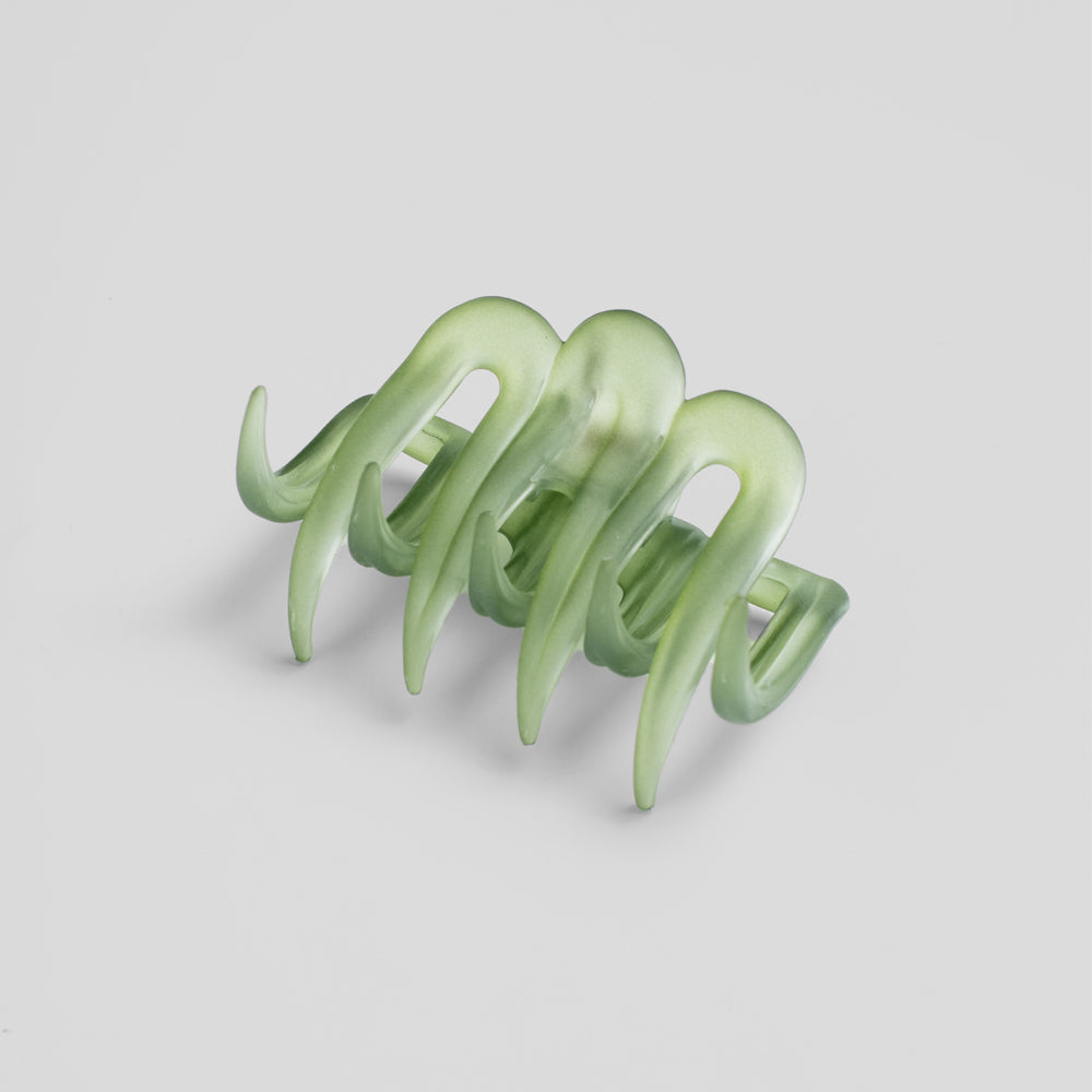 Zephyr Collection Small Jurassic Hair Claw Clip Watercress at Tegen Accessories