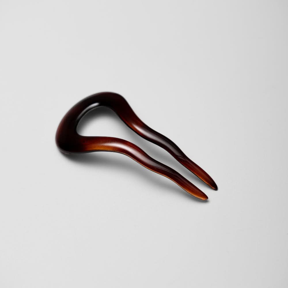 Tortoiseshell chignon french hair pin at tegen accessories